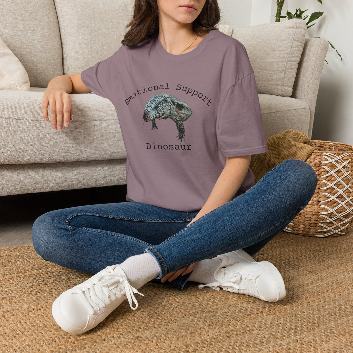 Emotional Support Dinosaur Softstyle T-Shirt