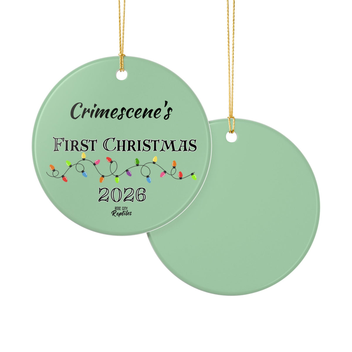 Custom Name First Christmas Ornament