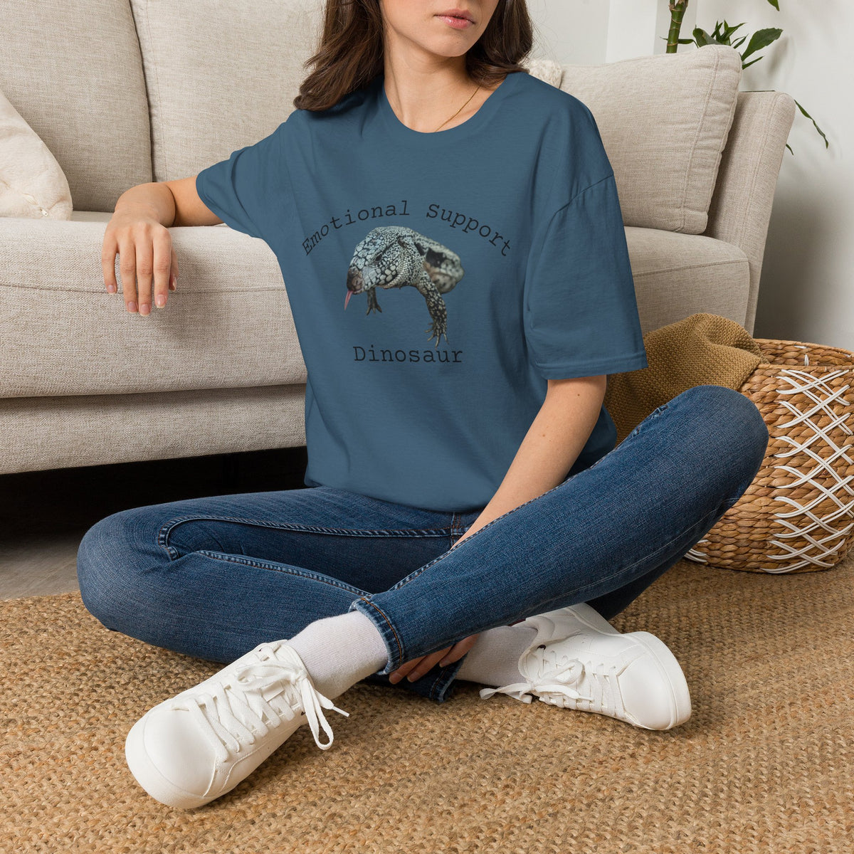 Emotional Support Dinosaur Softstyle T-Shirt