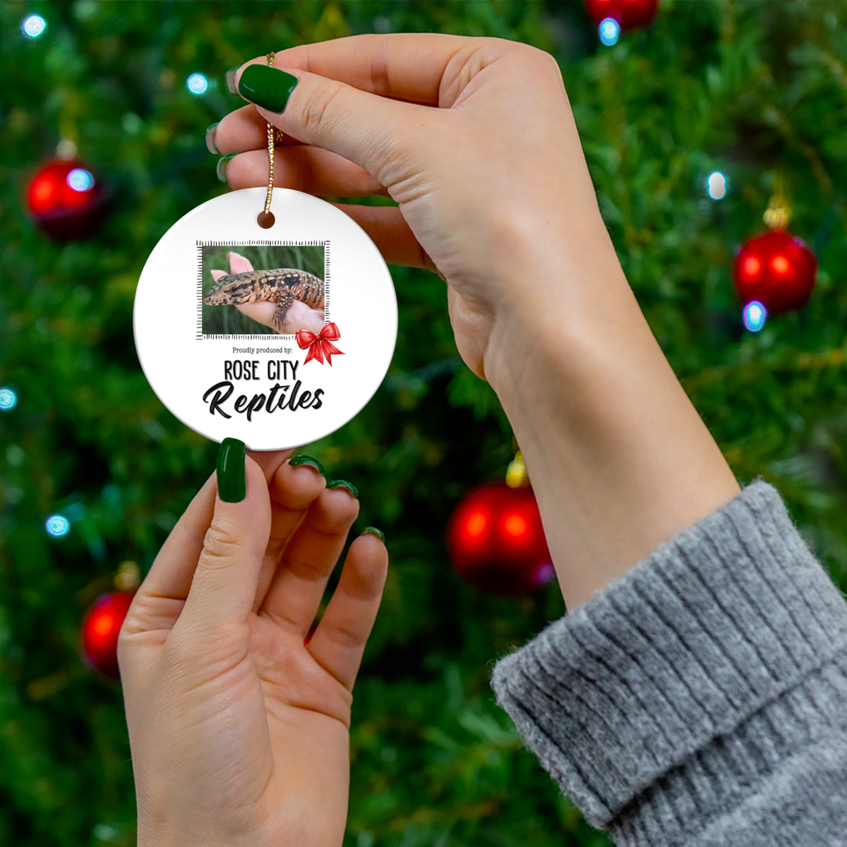 Proudly Produced by CUSTOM Ornament