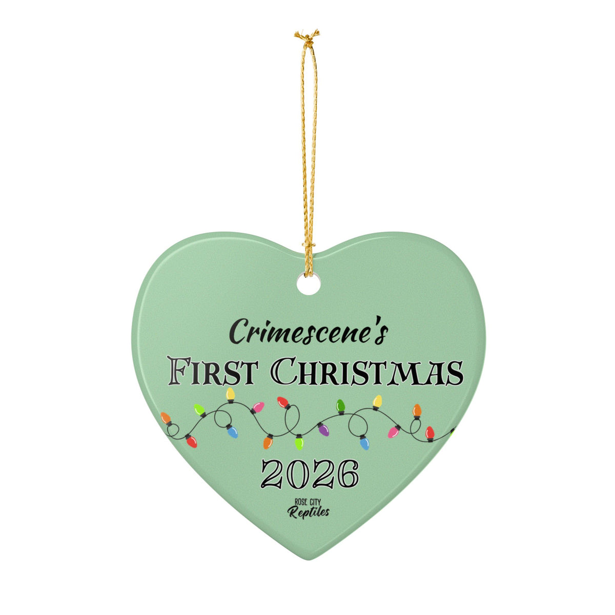 Custom Name First Christmas Ornament