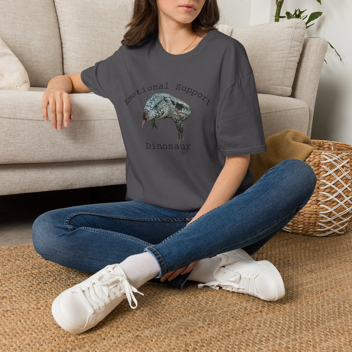 Emotional Support Dinosaur Softstyle T-Shirt
