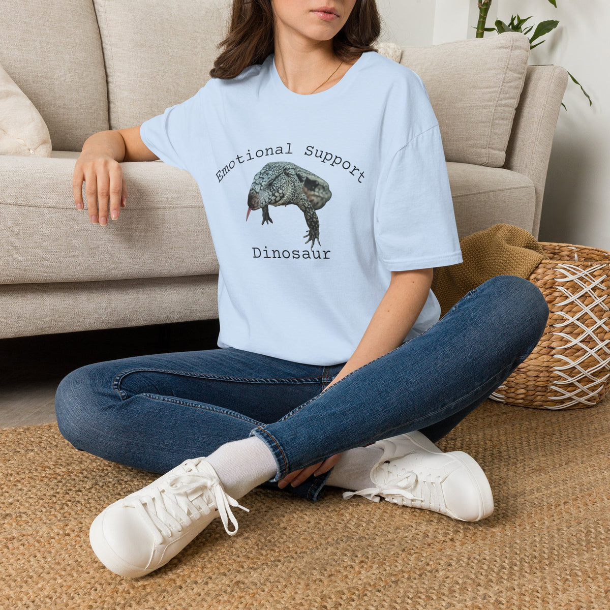 Emotional Support Dinosaur Softstyle T-Shirt