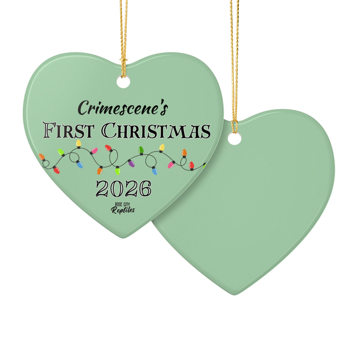 Custom Name First Christmas Ornament