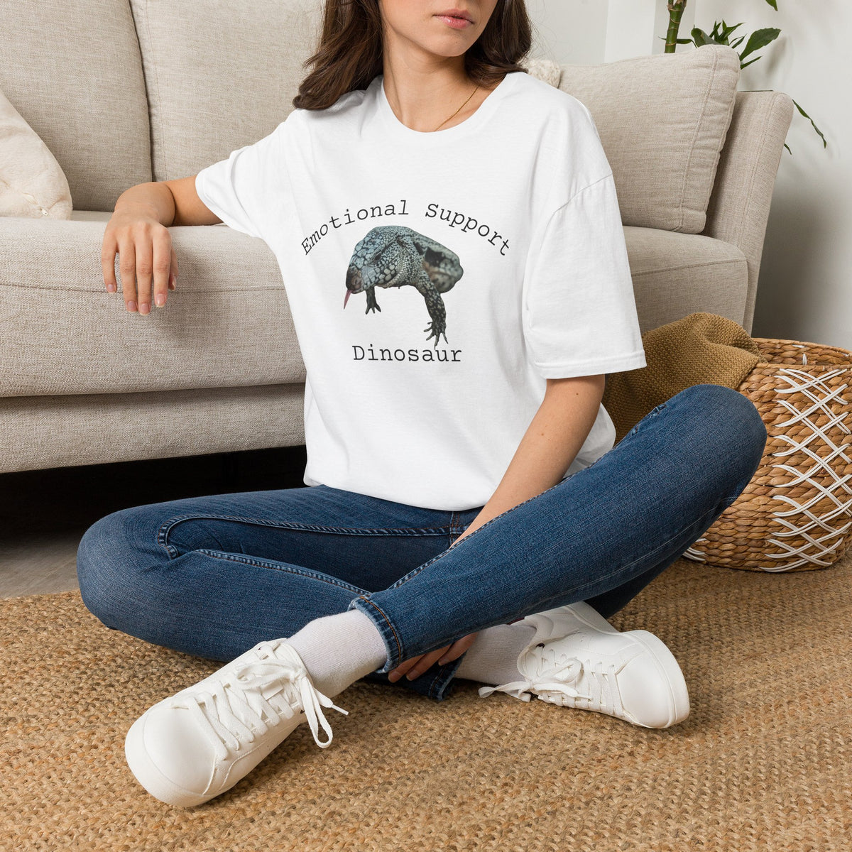 Emotional Support Dinosaur Softstyle T-Shirt
