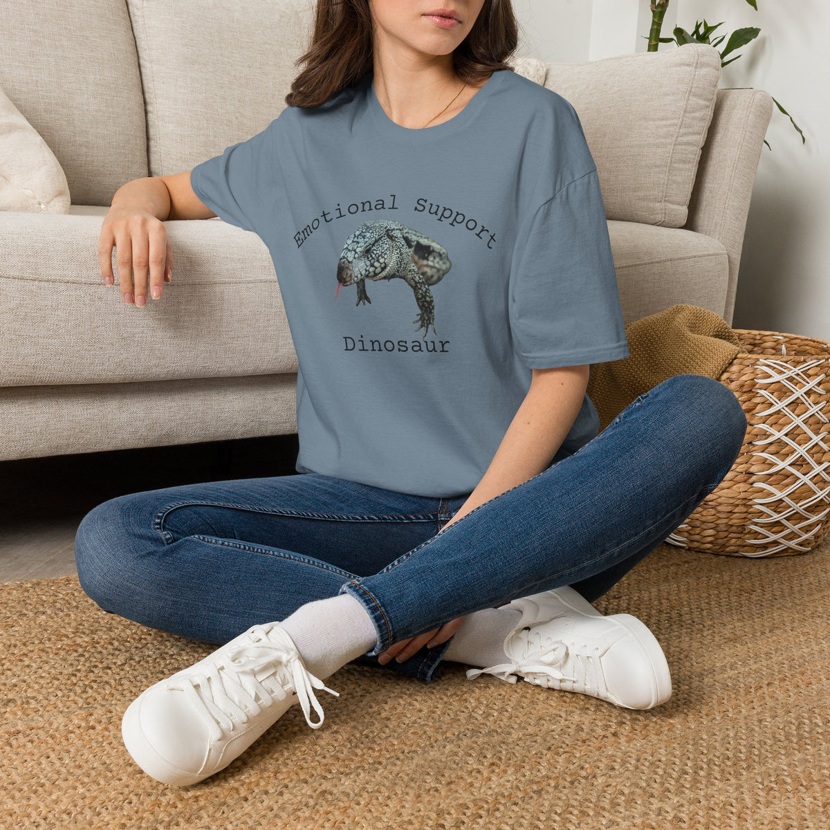 Emotional Support Dinosaur Softstyle T-Shirt