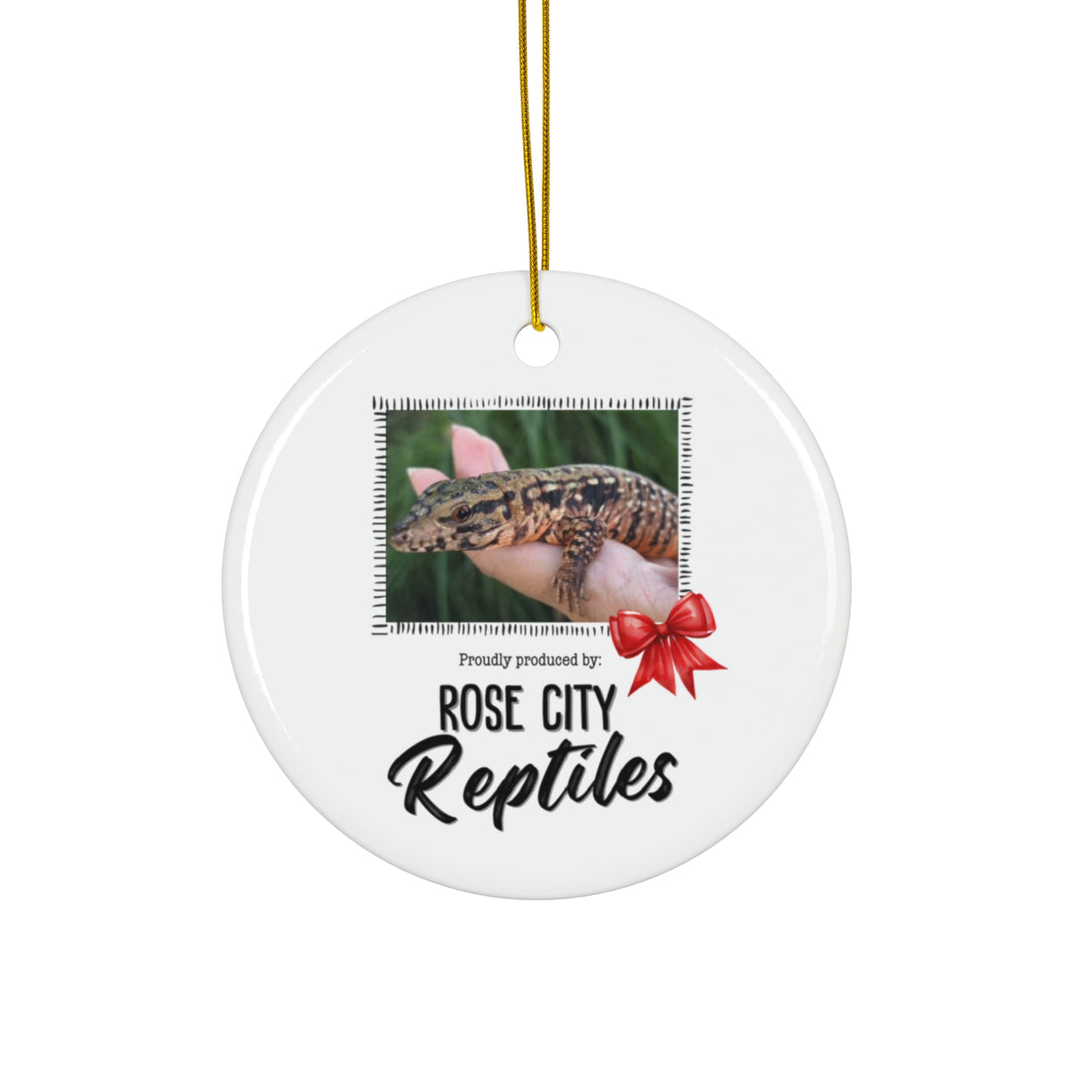 Proudly Produced by CUSTOM Ornament