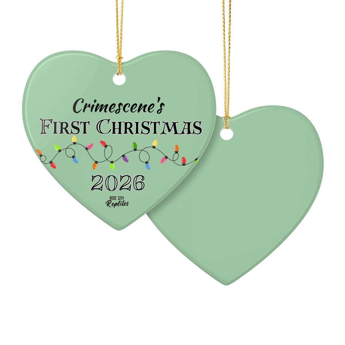 Custom Name First Christmas Ornament