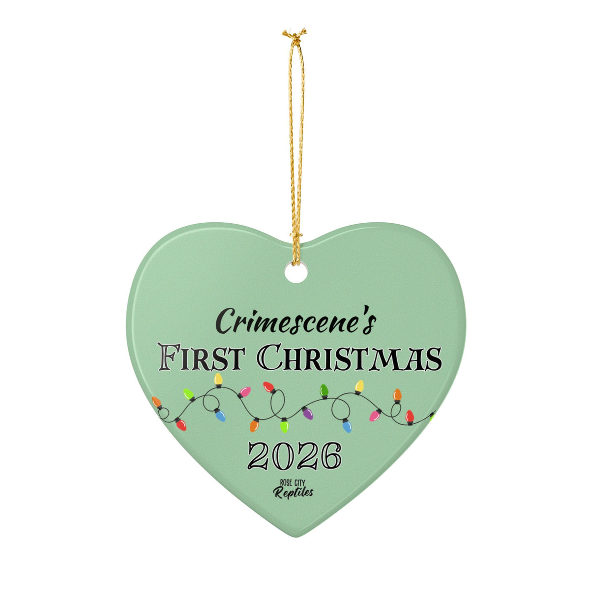 Custom Name First Christmas Ornament
