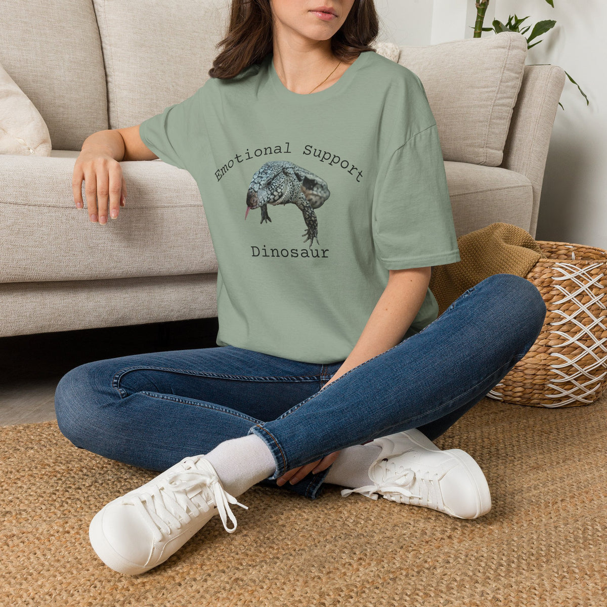 Emotional Support Dinosaur Softstyle T-Shirt